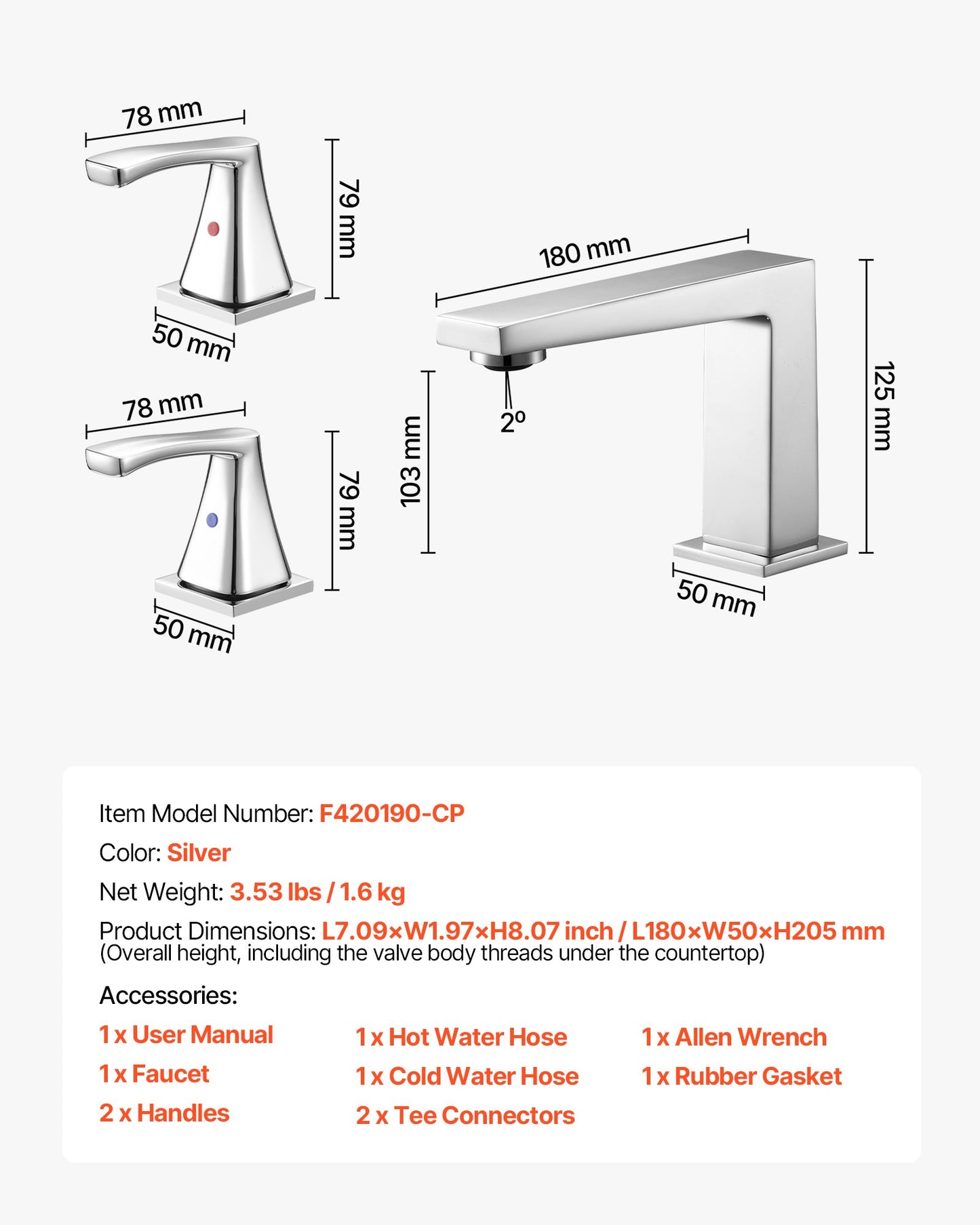 Roman Tub Faucet, 3 Hole Waterfall Bathtub Faucet, Bath Tubs Faucets Set with 2 Handles, Roman Tub Faucets Deck Mount for Pet Washing, Baby Care, Adult Bathing, Silver, Right-Angle Tub Faucet