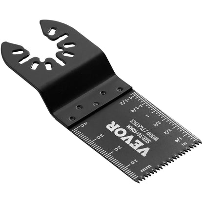 50 Stück oszillierende Sägeblätter, universelle oszillierende Sägeblätter mit Schnellverschluss, Multifunktionswerkzeugblätter für Holz, Kunststoff, Aluminium, passend für Dewalt, Milwaukee, Hitachi, Chicago, Craftsman