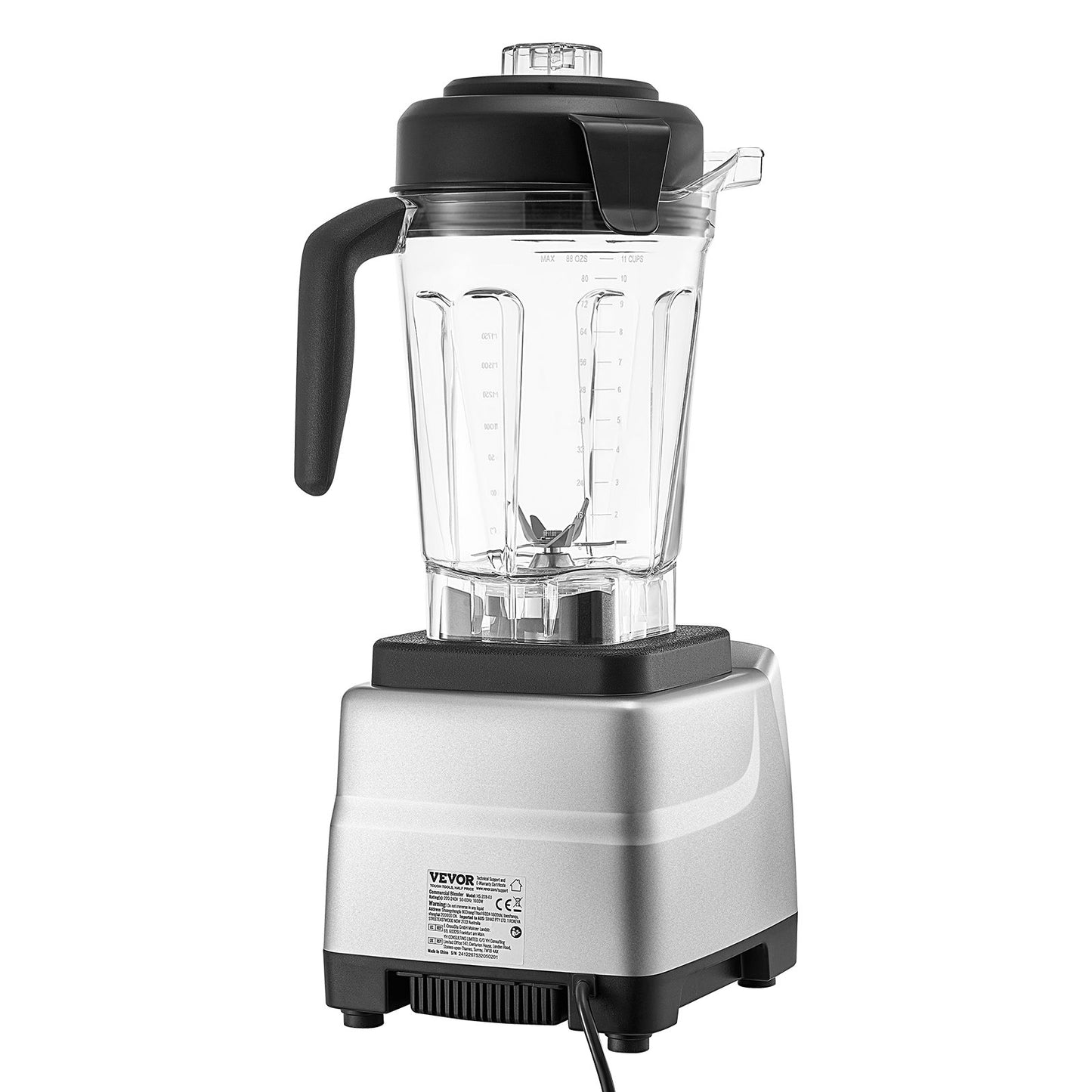 85 oz 1400W Mixer für Smoothies Lebensmittelzubereitung Mixer für die Küche