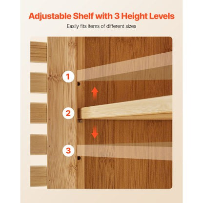 Badrumsskåp, 2 dörrar och justerbar hylla med 3 höjdnivåer, Förvaring över toaletten Medicinskåp Väggmonterad, Hängande Organizer med Hyllor för Tvättstuga Kök Toalett |  EU