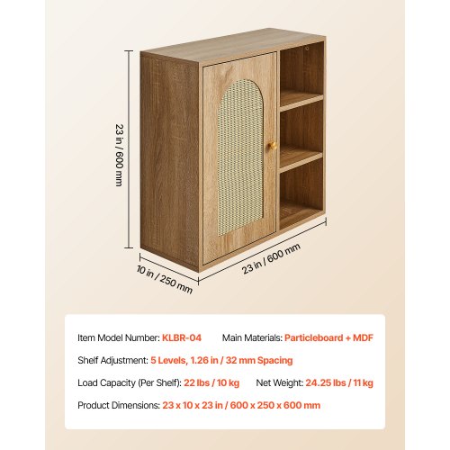 Badrumsväggskåp, dörr och justerbar hylla med 5 höjdnivåer, förvaring över toaletten medicinskåp väggmonterad, hängande organisatör med hyllor för tvättstuga kök toalett |  EU