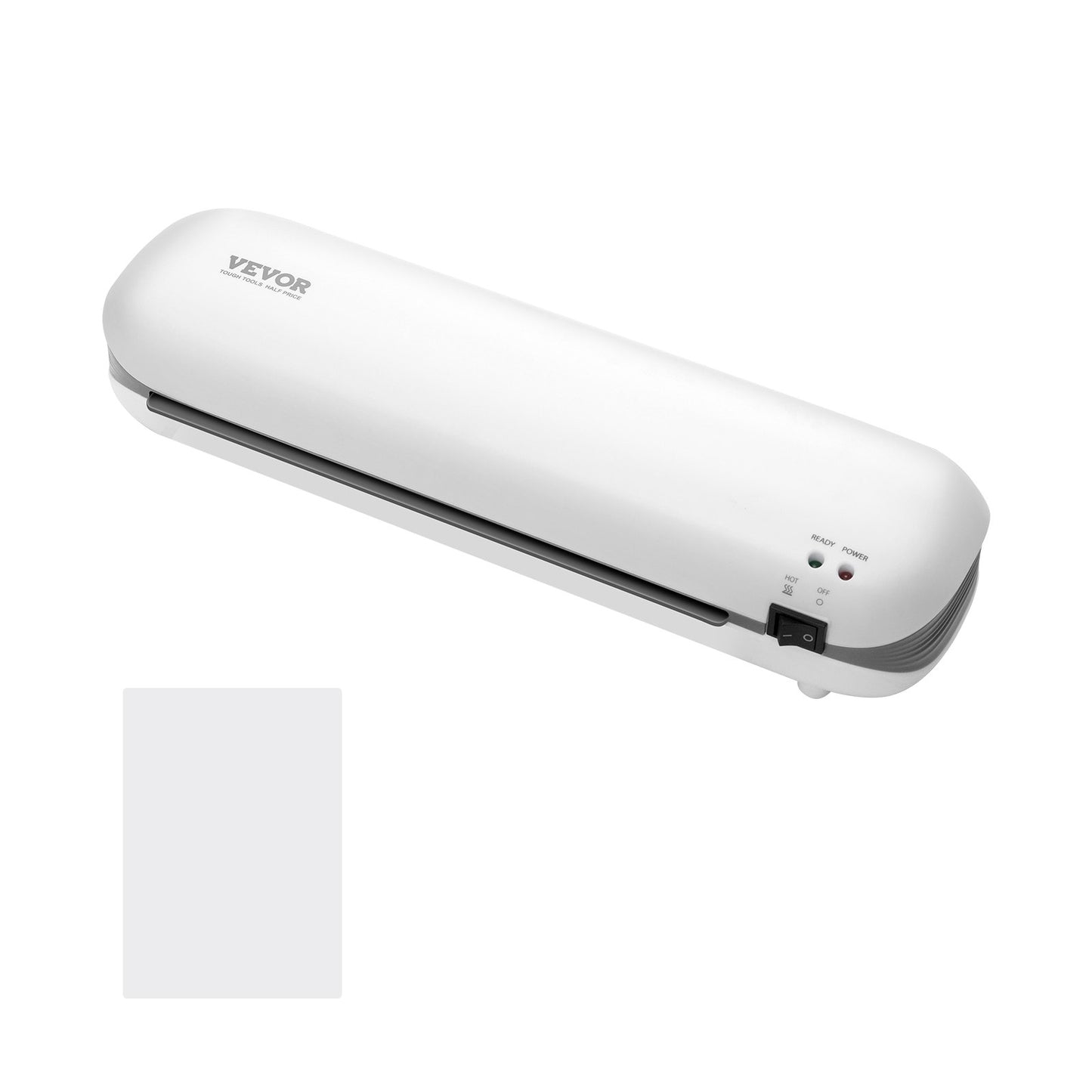 Laminator Machine, Thermal Laminator for Max A4 Paper Size, 3-4 min Quick Warm Portable Laminator, 3-5 mil Thickness, Ideal for Home, Office, Business, or School Supplies, White + Grey