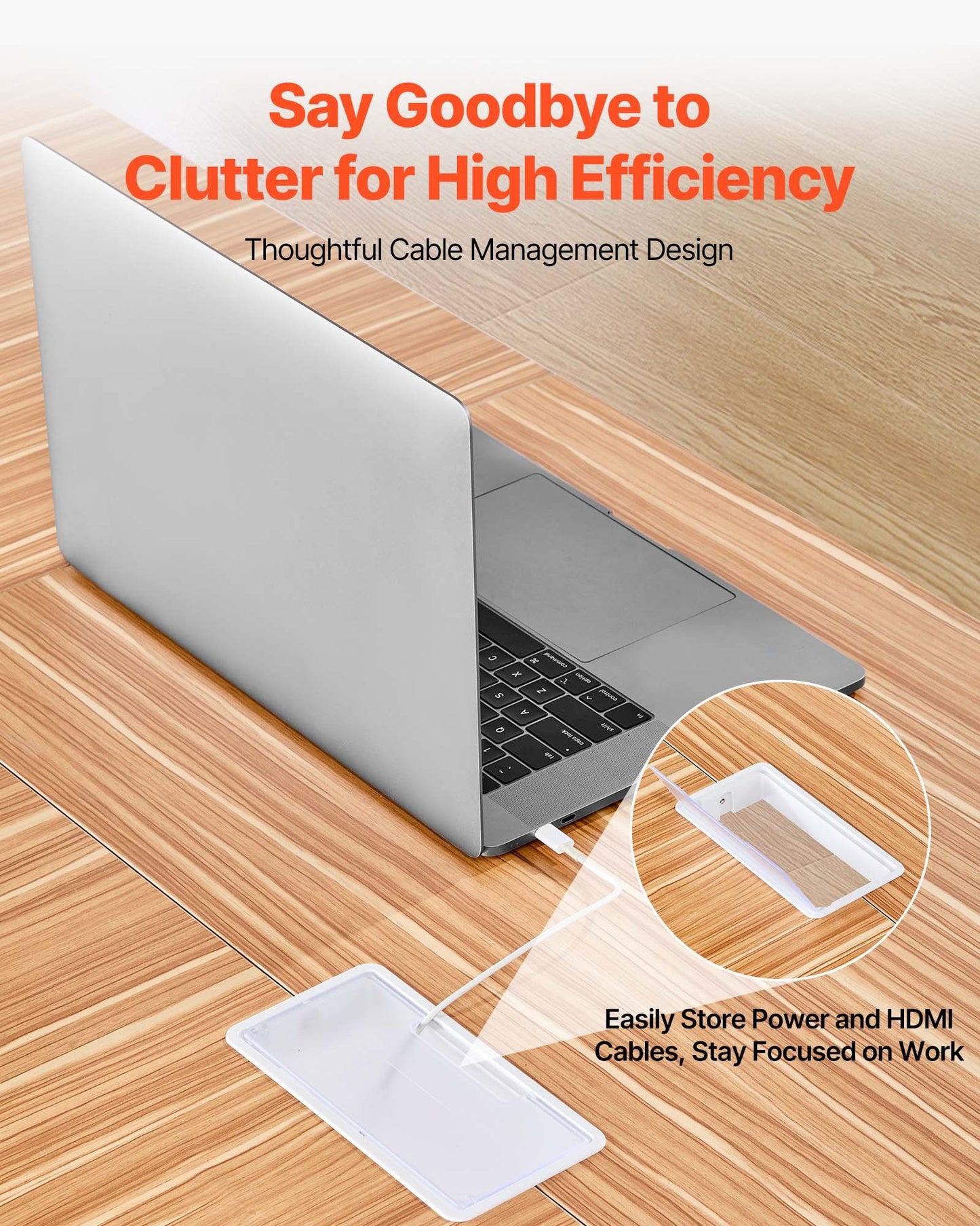 Conference Table, 6 ft Office Meeting Table for 6-8 Person, Modern Rectangle Seminar Desk with Metal Legs, Meeting Desk Ideal for Office, Boardroom, Conference Room, Easy Assembly, Brown