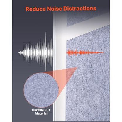 Kontorsavdelare Sekretesspanel, 1-pack, 1778 x 1778 mm Modulär Väggrumsavdelare, PET Arbetsstation Båsavdelare med Frostade Fönster, Fristående Sekretesspanel för Kontorsbibliotek |  EU