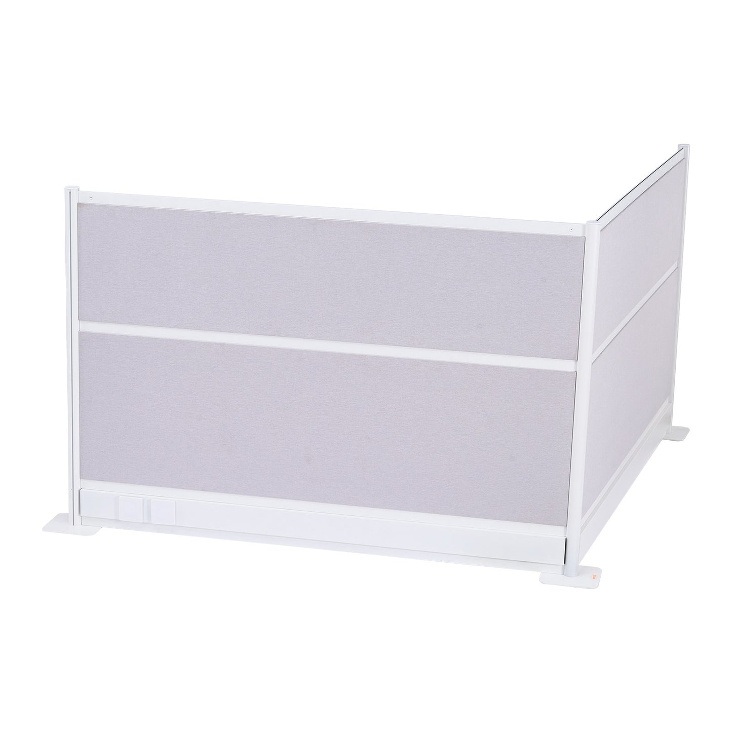 Office Divider Privacy Partitions, 2-Pack, 72" x 48" Room Divider Walls, PET Workstation Cubicle Partition with Outlet Covers, Freestanding Privacy Panels for Office Library School