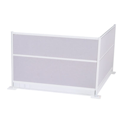 Office Divider Privacy Partitions, 2-Pack, 72" x 48" Room Divider Walls, PET Workstation Cubicle Partition with Outlet Covers, Freestanding Privacy Panels for Office Library School