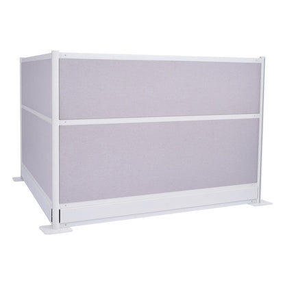 Office Divider Privacy Partitions, 2-Pack, 72" x 48" Room Divider Walls, PET Workstation Cubicle Partition with Outlet Covers, Freestanding Privacy Panels for Office Library School