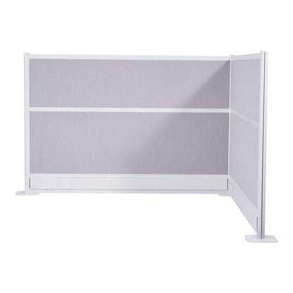 Office Divider Privacy Partitions, 2-Pack, 72" x 48" Room Divider Walls, PET Workstation Cubicle Partition with Outlet Covers, Freestanding Privacy Panels for Office Library School