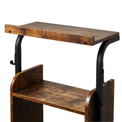 Pet Feeding Station with Dog Food Storage and Toy Organizer Raised Dog Bowls