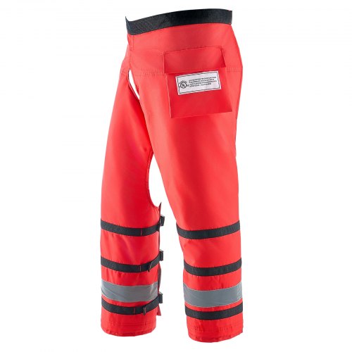 Apron Style Chainsaw Chaps, Class D, 8 Layers Chainsaw Pants with Adjustable Belt & Gear Pocket, Chain Saw Chaps for Men/Women, Chainsaw Safety Equipment for Loggers Forest Workers, Medium