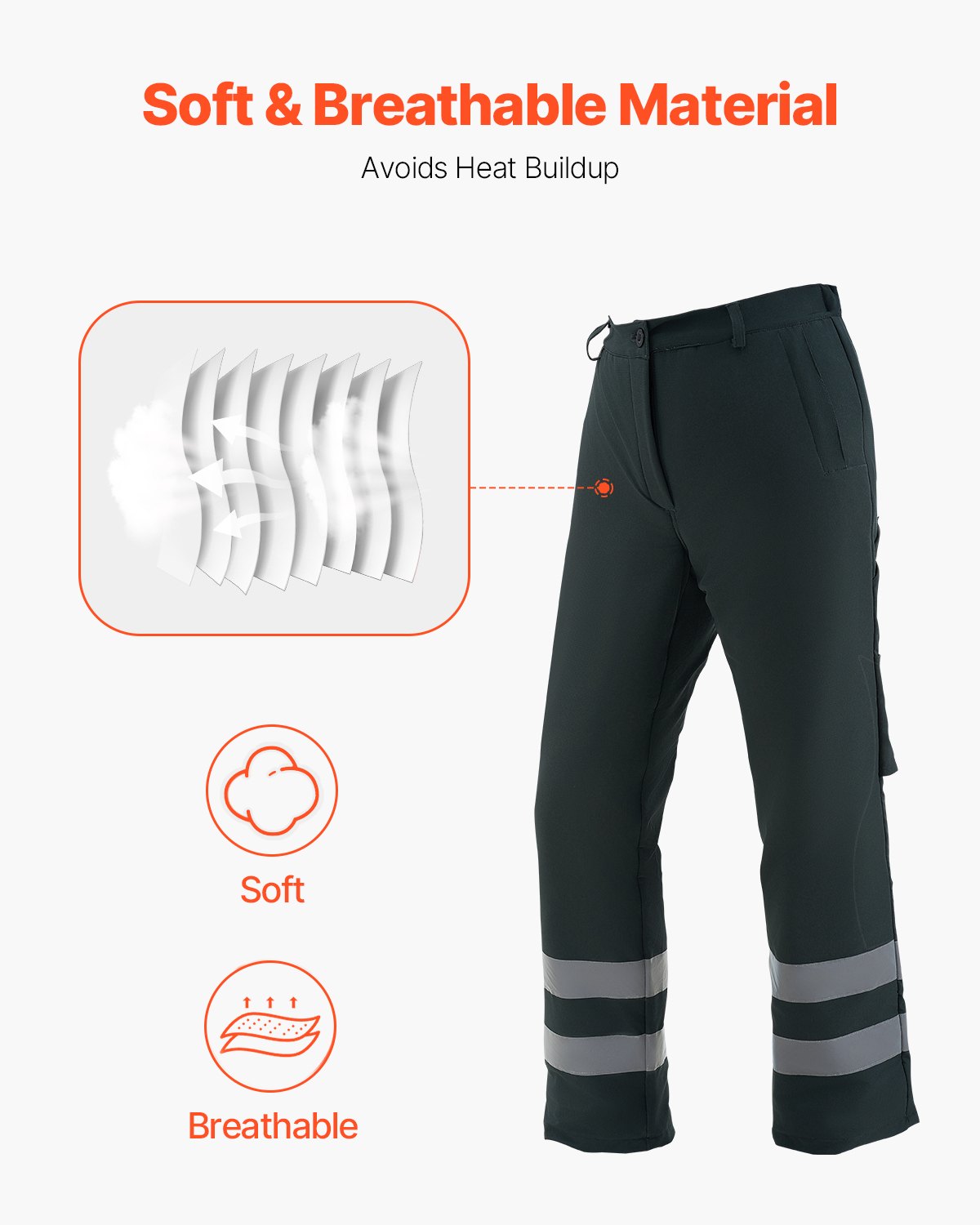 Kettensägen-Chaps, 42,5 Zoll, Wickel-Stil, Kettensägen-Sicherheitschaps, Klasse A, Größe L