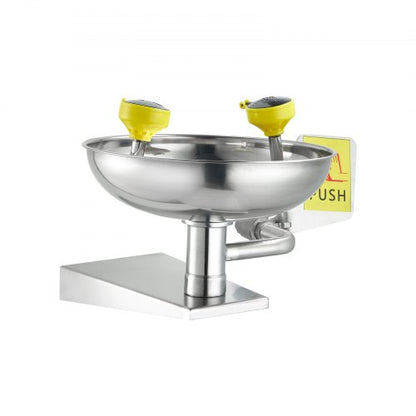 Ögonspolning Akut ansiktsögonspolningsstation i rostfritt stål, väggmonterad |  EU