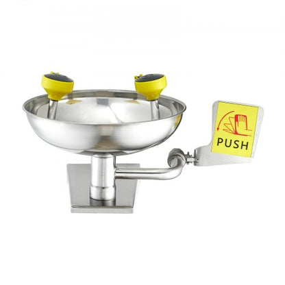 Ögonspolning Akut ansiktsögonspolningsstation i rostfritt stål, väggmonterad |  EU