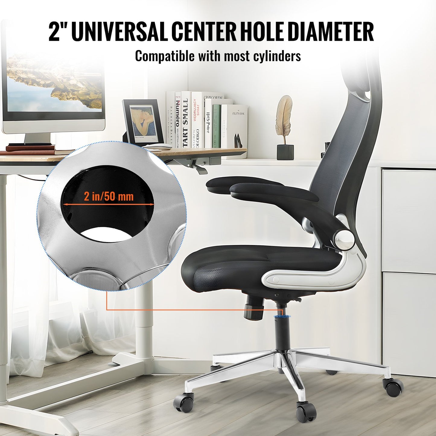 Office Chair Base Replacement 28" Heavy Duty Metal Stool Base 2500 lbs