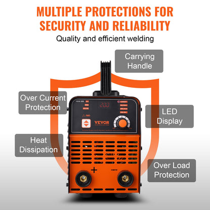 ARC-Stick-Schweißgerät 220V 200A 2in1 Lift WIG-Schweißgerät Hot Start