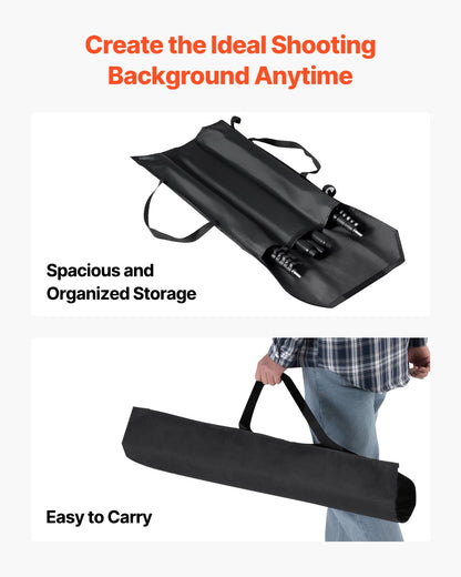 Backdrop Stand Backdrop Stand Kit 7 x 10 Feet for Party and Photo Studio