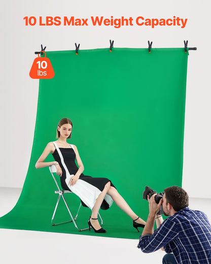 Hintergrundständer, Hintergrundständer-Set, 1,5 x 2,0 m, für Partys und Fotostudios