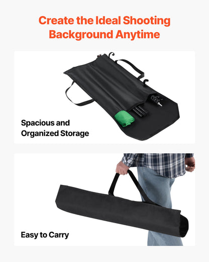 Hintergrundständer, Hintergrundständer-Set, 1,5 x 2,0 m, für Partys und Fotostudios