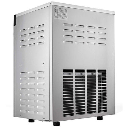 Kommerzielle Harteismaschine 3,5-4,4 UK Gallonen/h Edelstahl-Eismaschine