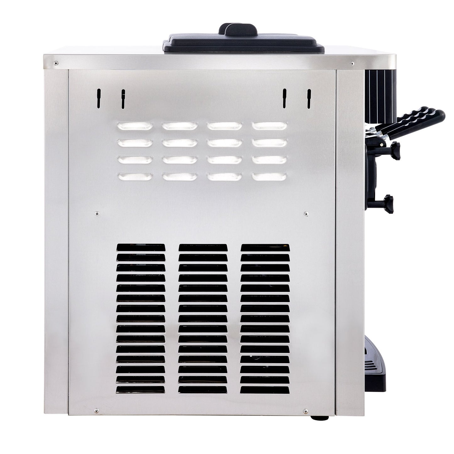 Softeismaschine, 2200 W, kommerzielle Softeismaschine für die Arbeitsplatte, 5,3 bis 7,4 Liter pro Stunde, Eismaschine für Restaurants, Bars, Cafés, Bäckereien