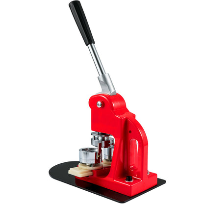 Button Maker Machine Badge Pin Machine 1" 25MM 500 Free Parts Press Kit