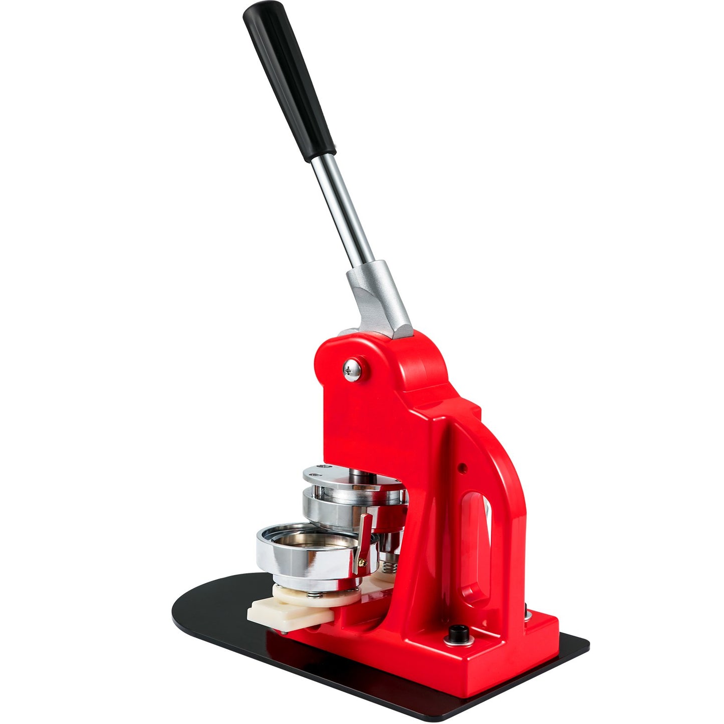 Button Maker Machine, 58mm (2.25 inch) Badge Punch Press Kit, Kids DIY Gifts Pin Maker, Button Making Accessories with 500pcs Button Parts &amp; Circle Cutter &amp; Magic Book