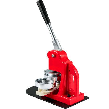 Button Maker Machine, 75mm (3 inch) Badge Punch Press Kit, Kids DIY Gifts Pin Maker, Button Making Accessories with 500pcs Button Parts &amp; Circle Cutter &amp; Magic Book