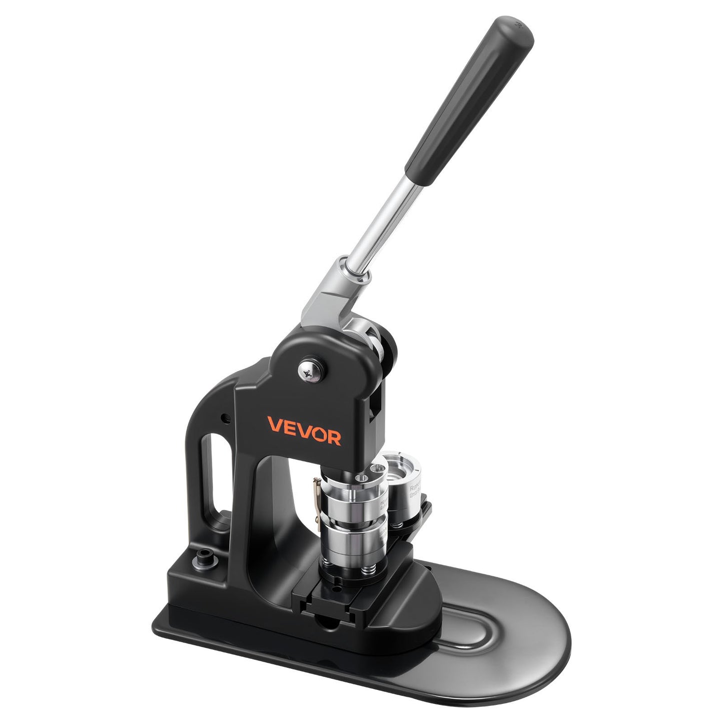 Button Maker Machine, 1 in, Pin Maker Machine with 500pcs Button Parts, Circle Cutter, Hex Wrenches and Magic Book, Ergonomic Handle, for DIY Badges, Personalized Pins and Key Chains, Black