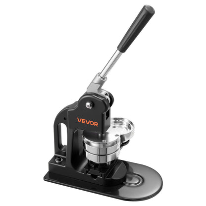 Button Maker Machine, 3 in, Pin Maker Machine with 500pcs Button Parts, Circle Cutter, Hex Wrenches and Magic Book, Ergonomic Handle, for DIY Badges, Personalized Pins and Key Chains, Black