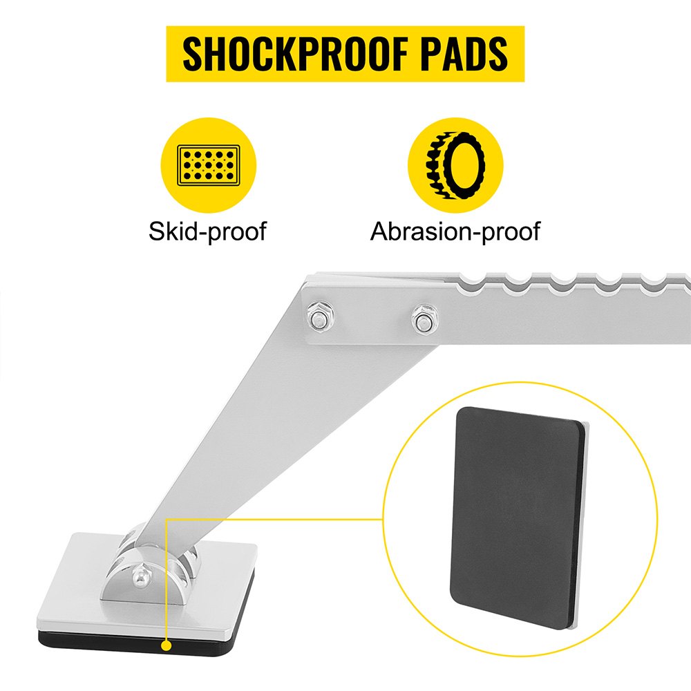 Dent Pull Lever Bar 6 Claw Hook Dent Puller Single Leg Lifter Portable Dent Pull Bar Aluminum Alloy for Car Dent Repairing