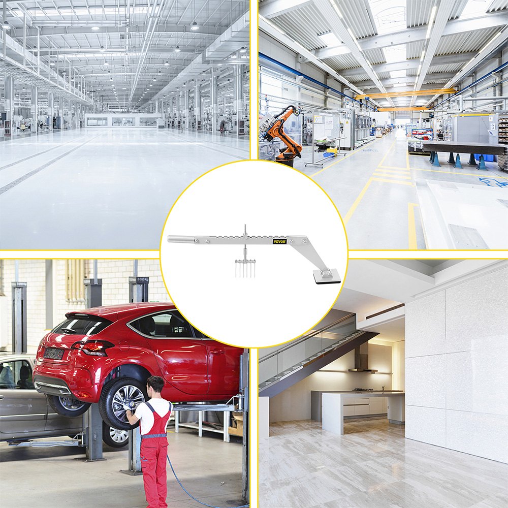 Dent Pull Lever Bar 6 Claw Hook Dent Puller Single Leg Lifter Portable Dent Pull Bar Aluminum Alloy for Car Dent Repairing