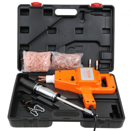 Stud Welder Kit, 1600A Stud Welder Dent Repair Kit, 800VA Spot Welder Stud, 110V Welder Stud Kit, Stud Gun Dent Puller Kit with Complete Accessories, Dent Welder Repair for Auto Body Repairing