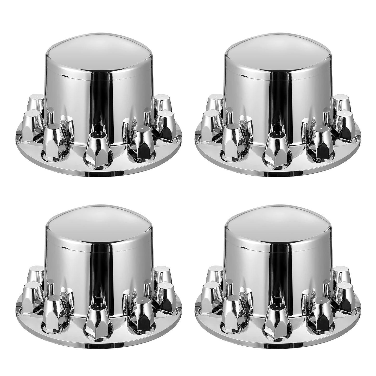 Rear Axle Cover Combo Kit ABS Lug Nut Covers with Nut Protection Tool