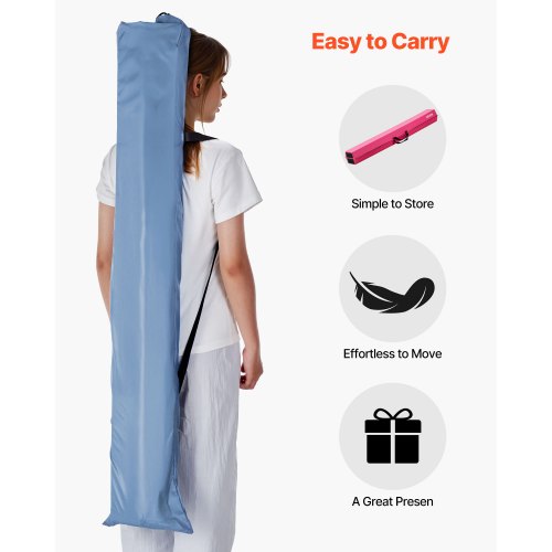 8FT Hopfällbar Balansbom för Barn, 90,7 KG Stabil Stöd Gymnastik Golvbom med Halkfria Mattor, Gymnastikträningsutrustning med Halkfri Botten och Bärväska för Hemmagym, Rosa |  EU