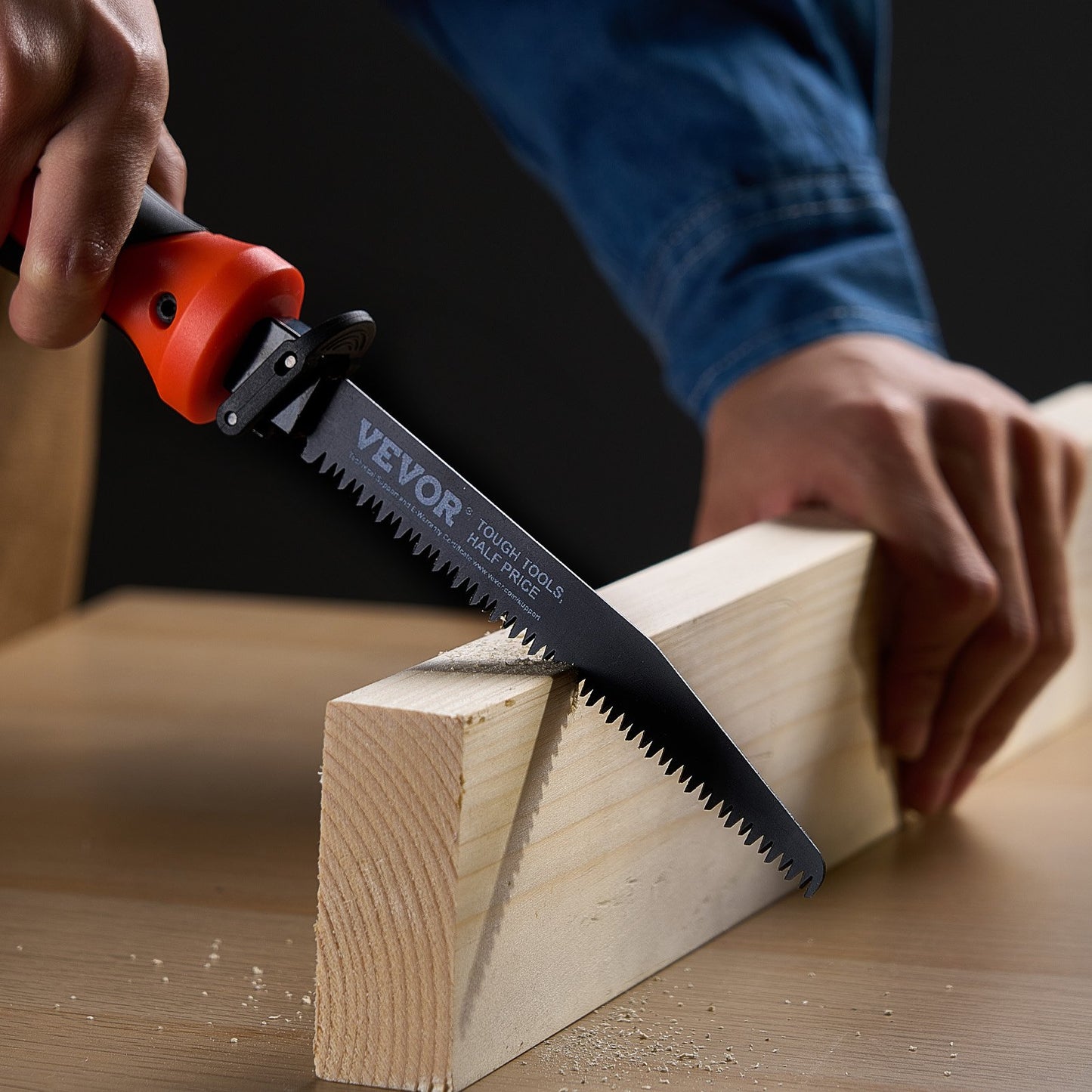 Jab Saw, 6 in Keyhole Saw with Soft Grip Handle, 8-In-1 Multi-Blades Drywall Jab Saw, Sharp Jab Saw with Triple Ground Teeth, for Cutting Drywall Wood Metel Plastic Plywood Wallboard Thin Sheet