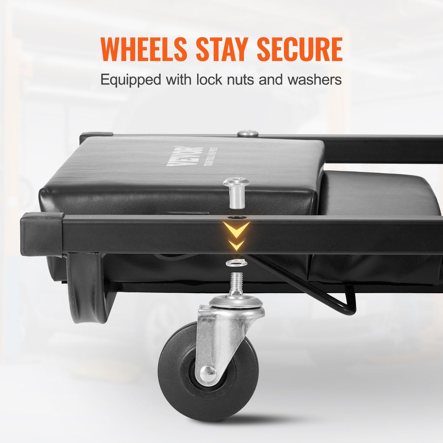 40 Zoll Mechaniker-Garage-Rollbrett, 300 lbs Kapazität, Rollbrett für Kraftfahrzeuge