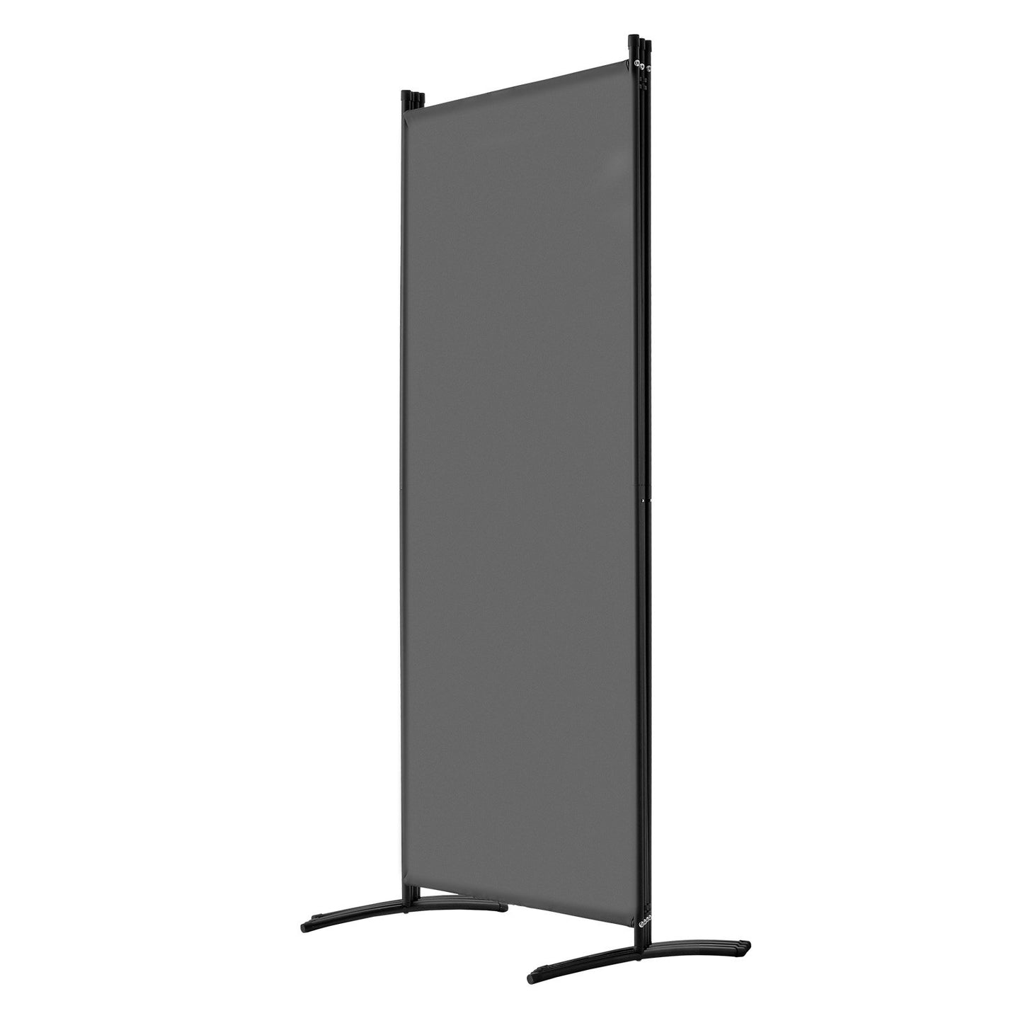 Room Divider 4 Panels Fabric Room Privacy Screen for Office Bedroom Gray