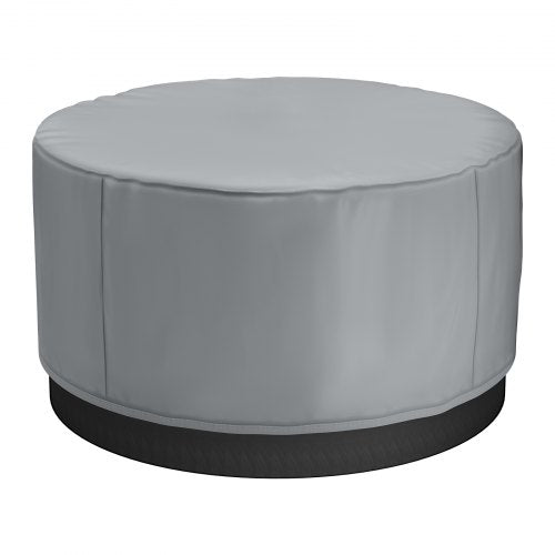 Cover for outdoor hot tub round 2000 x 850 mm weatherproof and waterproof grey