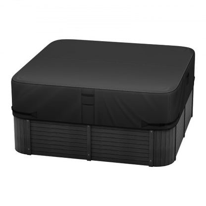Whirlpool-Abdeckung für den Außenbereich 2235 x 2235 x 508 mm wetterfest und wasserdicht schwarz