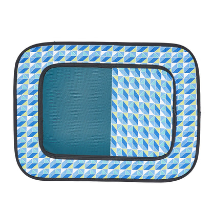 Faltbarer Laufstall für Haustiere, 81,3 x 61 x 56,9 cm, tragbarer Hundelaufstall, Hundebox für Welpen, Hunde, Katzen, wasserdichtes 600D-Oxford-Gewebe, abnehmbarer Reißverschluss, für den Einsatz im Innen- und Außenbereich, Reisen und Camping (rechteckig,