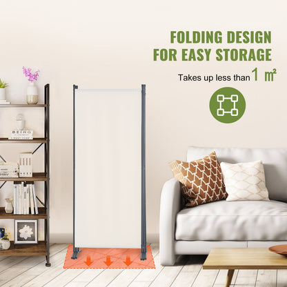 Room Divider, 3 Panel Room Dividers and Folding Privacy Screens , Fabric Partition Room Dividers for Office, Bedroom, Dining Room, Study, Freestanding, White