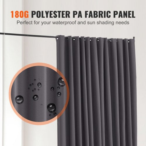 Room Divider Bärbar panel Rumsavdelare med hjul Sekretessskärm Grå |  EU