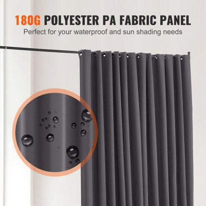 Room Divider Bärbar panel Rumsavdelare med hjul Sekretessskärm Grå |  EU