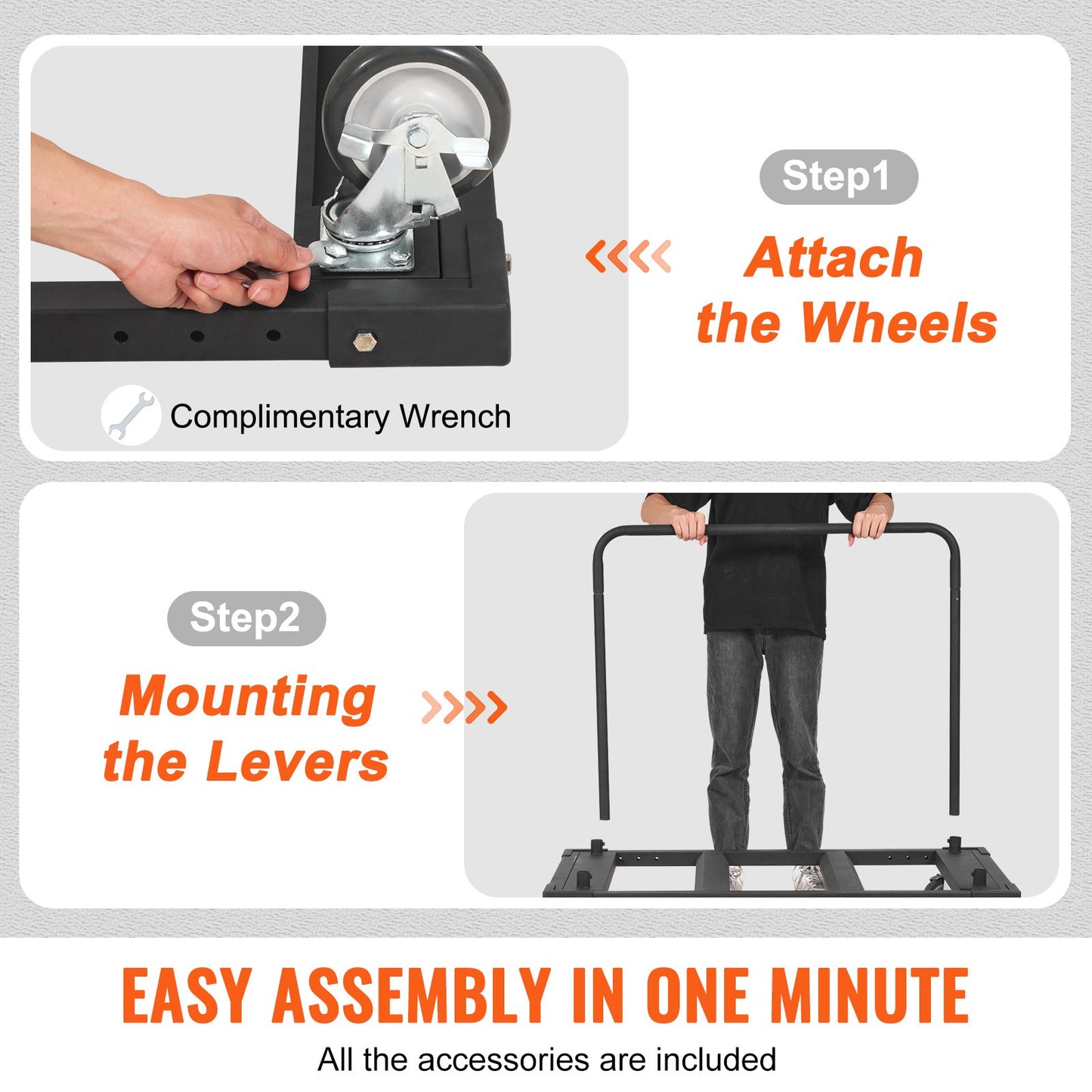 Drywall Cart, 1800 LBS Panel Dolly Cart with 45.28" x 29.13" Tires and 5" Swivel Wheels, Heavy Duty Drywall, Handling Wall Panel, Sheetrock, Lumber, for Garage, Home, Warehouse