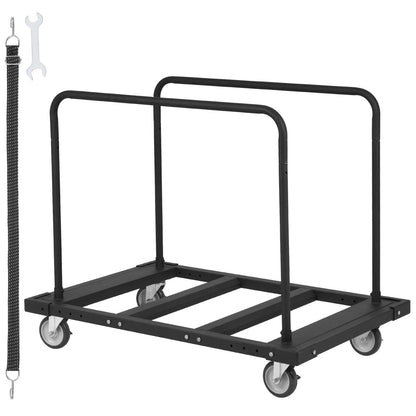 Drywall Cart, 1800 LBS Panel Dolly Cart with 45.28" x 29.13" Tires and 5" Swivel Wheels, Heavy Duty Drywall, Handling Wall Panel, Sheetrock, Lumber, for Garage, Home, Warehouse