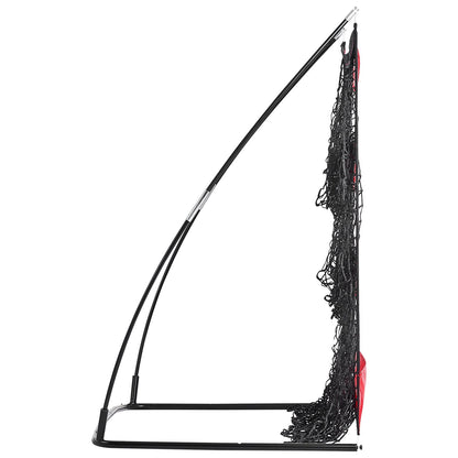 9-håls basebollnät, 36"x30" Softball Baseballträningsutrustning för slagträning, bärbar snabbmonteringstränarhjälp med bärväska, Strike Zone, Ground Stakes, för ungdomar vuxna