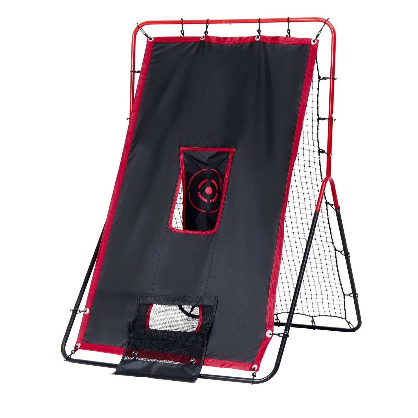 Baseball- und Softball-Rebounder-Netz 3x4,5 ft. 2-in-1 Switch Hitter Pitch