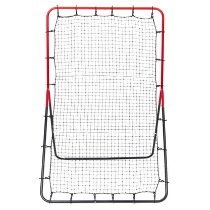 Baseball och Softball Rebounder Net 3x4,5 ft PitchBack 3-vägs tränare
