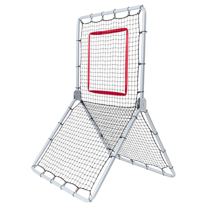 Baseball- und Softball-Rebounder-Netz 3,5 x 6 Fuß 5 einstellbare Winkel