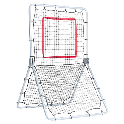 Baseball- und Softball-Rebounder-Netz 3,5 x 6 Fuß 5 einstellbare Winkel